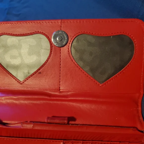 LUX DE VILLE RED SPARKLE WALLET - Picture 7 of 15